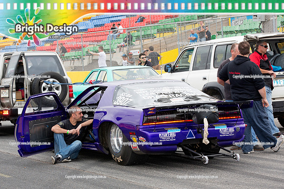 ANDRA John Taverna Classic #1 @ Calder Park Raceway March 1 2014  (11907)  SSAA 3907  GEORGE KOUKOS  CROWD