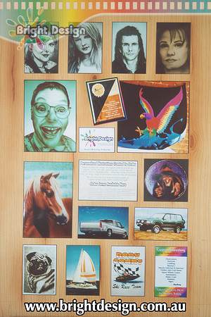CA 1 Promotional Airbrushing Frame with Custom Airbrushing by Bright Design
