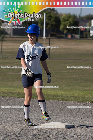 Berwisk Braves Softball  Club Finals Under 13 Girls  22 March 2015 (1117)