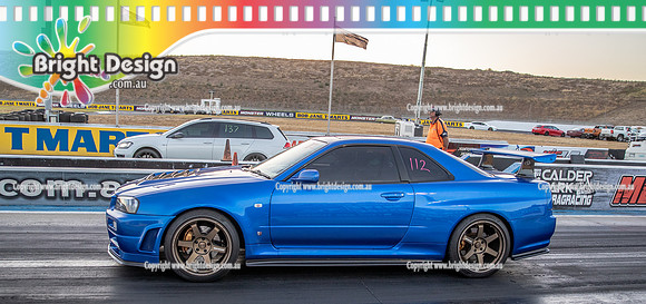 Fast Friday & Roll Racing @ Calder Park Drag Racing 28 February 2025 (178477) 34GTRR