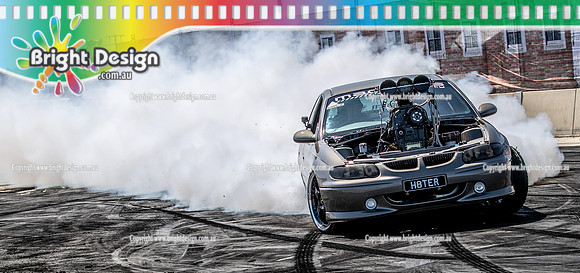 Skid City Day 4 @ Swan Hill Sept 2023 (9811) H8TER BURNOUT HEATH MADGWICK