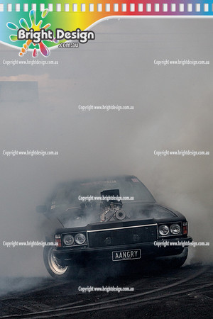 Summernats 28 Sunday 4 Jan 2015  BD  (8372)  AANGRY BURNOUT