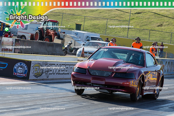 ANDRA Street Outlaws Drag Racing Quals Rnd 5 @ Calder Park 24 September 2014 (25119)  STEVE ATHANS
