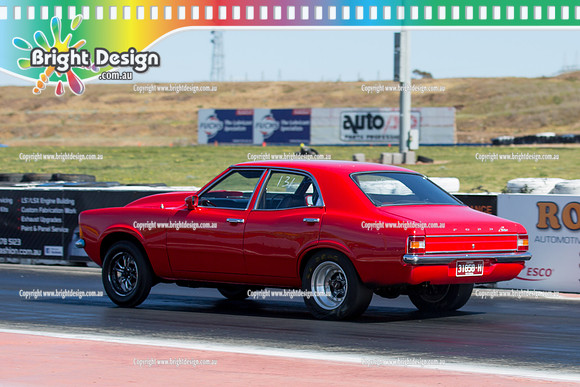 ANDRA Street Outlaws Drag Racing Quals Rnd 5 @ Calder Park 24 September 2014 (24051)  31858H  CORTINA