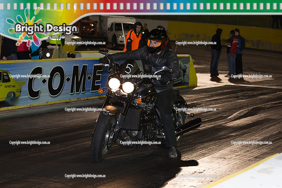 ANDRA Street Outlaws Drag Racing Quals Rnd 4 @ Calder Park  5 August 2014 (23352)  BIKE