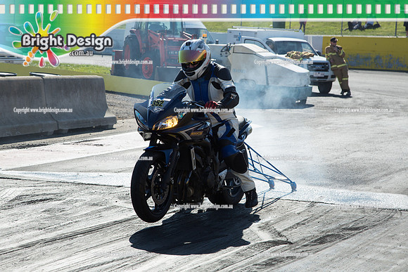 ANDRA Street Outlaws Drag Racing Quals Rnd 5 @ Calder Park 24 September 2014 (24482)  BIKE