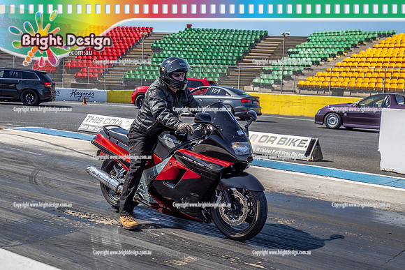 Fast Friday on Saturday @ Calder Park Drag Racing 12 October 2024 (171234) BIKE 2S2WZ