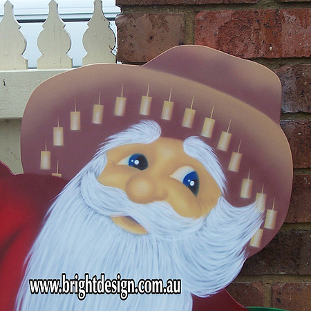 1- SS-13 UC3 www Swaggie Santa Sleigh Home Garden and Roof Outdoor Christmas Decoration