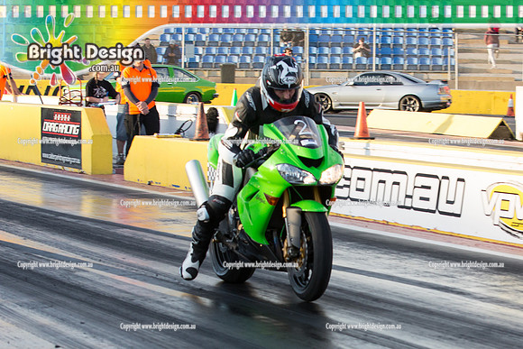 ANDRA Street Outlaws Drag Racing Quals Rnd 6 @ Calder Park 10 October 2014  (25740)  BIKE