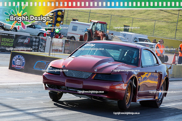 ANDRA Street Outlaws Drag Racing Quals Rnd 5 @ Calder Park 24 September 2014 (25120)   STEVE ATHANS