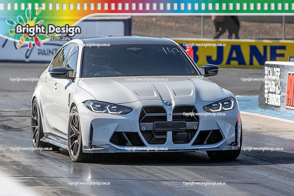 Fast Friday on Saturday @ Calder Park Drag Racing 12 October 2024 (171940) WHITE BMW TBC