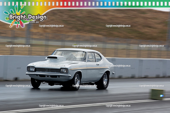 ANDRA Test n Tune @ Calder Park Raceway  SAT 25 Jan 2014  (7071)  WHITE CAPRI Jason Gerdes