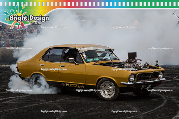Summernats 28 Sunday 4 Jan 2015  BD  (8243)  BLO202 BURNOUT