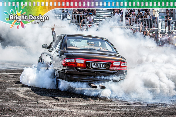Summernats 34 Sunday 9 Jan 2022  BD__0607  KAOTIX BURNOUT