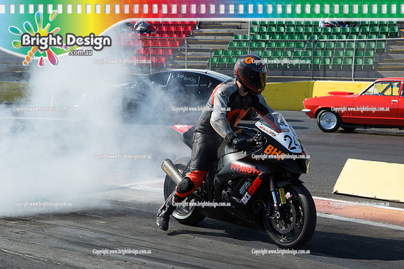 ANDRA Street Outlaws Drag Racing Quals Rnd 5 @ Calder Park 24 September 2014 (24479)  BIKE