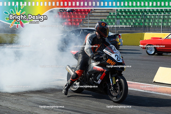 ANDRA Street Outlaws Drag Racing Quals Rnd 5 @ Calder Park 24 September 2014 (24478)  BIKE