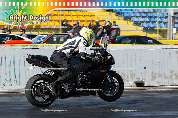 ANDRA Street Outlaws Drag Racing Quals Rnd 5 @ Calder Park 24 September 2014 (24225)  BIKE