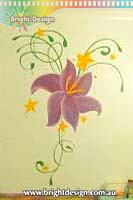 p in Internall Bedroom Wall Mural Custom Painted  by Bright Design Airbrush Studio (4)