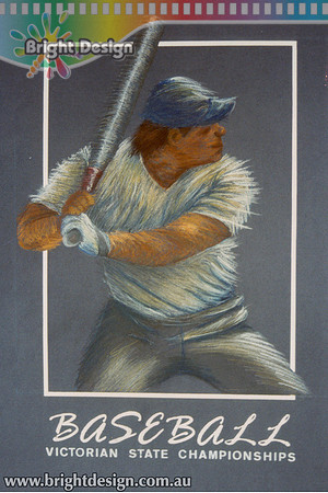 p fine art Illustration - Baseball by Michelle Porobic copy