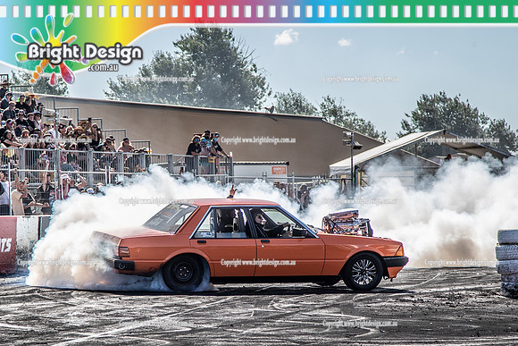 Summernats 34 Sunday 9 Jan 2022  BDMP2214  4DH8RS BURNOUT