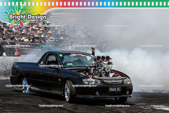 Summernats 28 Saturday 3 Jan 2015  BD (4696)  MAADSS BURNOUT