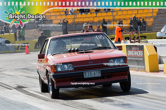 ANDRA Street Outlaws Drag Racing Quals Rnd 5 @ Calder Park 24 September 2014 (24191)  BJO619