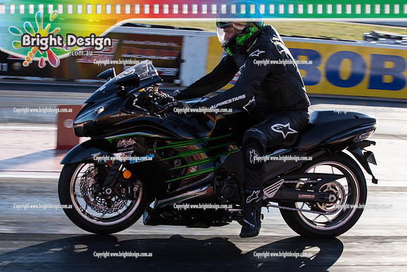 ANDRA Street Outlaws Drag Racing Quals Rnd 5 @ Calder Park 24 September 2014 (25368)  BIKE
