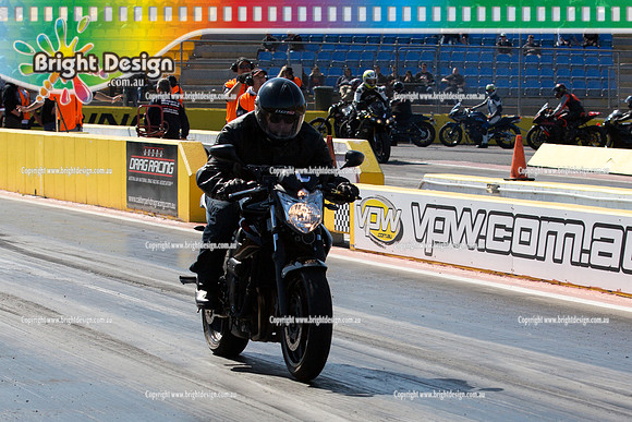 ANDRA Street Outlaws Drag Racing Quals Rnd 5 @ Calder Park 24 September 2014 (24212)  BIKE