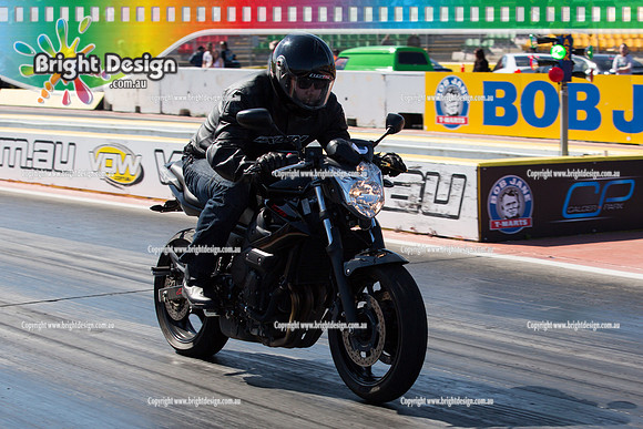 ANDRA Street Outlaws Drag Racing Quals Rnd 5 @ Calder Park 24 September 2014 (24214)  BIKE