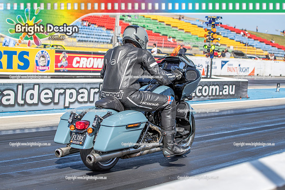 Fast Friday on Saturday @ Calder Park Drag Racing 12 October 2024 (171578) FLTRX BIKE