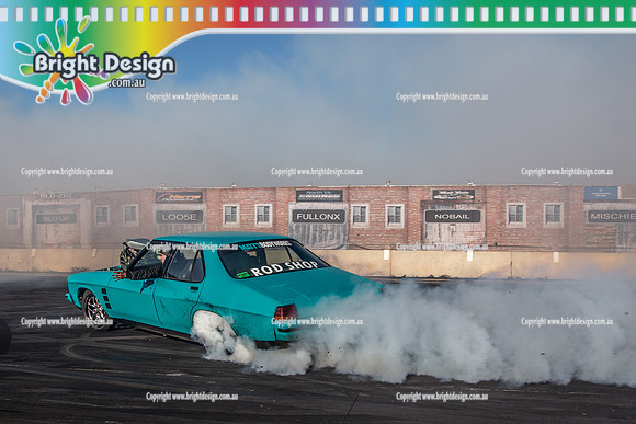 Skid City Day 4 @ Swan Hill Sept 2023 (12304) FULLONX BURNOUT RICK FULLER