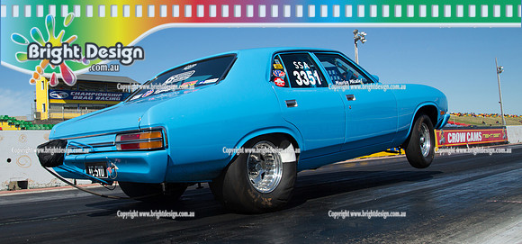 ANDRA Street Outlaws Drag Racing Quals Rnd 5 @ Calder Park 24 September 2014 (24546)  MAURICE MICALLEF SSA 3351 XCSVO