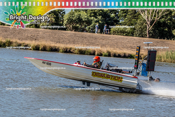 VDBC Victorian Drag Boat Club Australian National Titles @ NWSC Vic 24 March 2019 (17004)-2 DISRUPTION