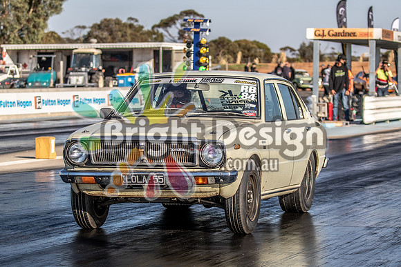 Street Machine Drag Challenge Weekend 3 SMDCW3 March 2022  BDMP1222  6778 LOLA55 BRODIE VILLIS
