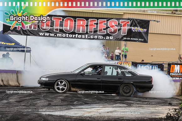 Motorfest @ Lardner Park  March 2015 SUNDAY  (18041)  SKINVN BURNOUT