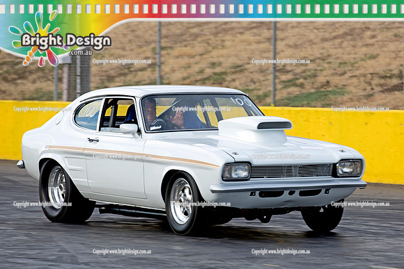 ANDRA Street Meet @ Calder Park Raceway  FRI 7 Feb 2014  (9496)  WHITE CAPRI  JASON GERDES