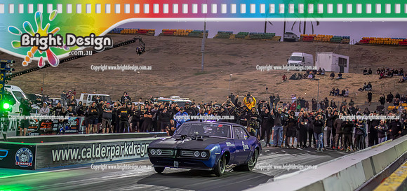 Street Outlaws NPK No Prep Kings vs Australia @ Calder D2 19 March 2023 (149249) 1968 Robin Roberts Racing