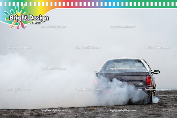 Motorfest @ Lardner Park  March 2015 SUNDAY  (18009)  SATAN8 BURNOUT