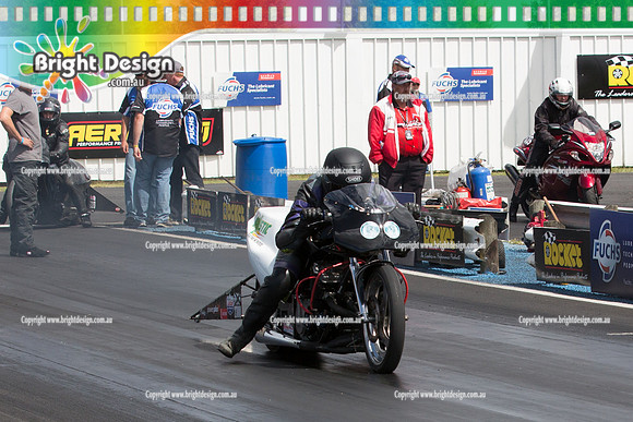 Summit Sportsman Series Rnd 1 Drag Racing 17 Jan 2015 @ Portland  (10094)  BIKE