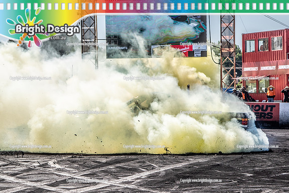 Summernats 34 Sunday 9 Jan 2022  BDMP2086  BAGMUP BURNOUT