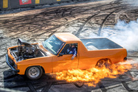 AAAAA SMDC 9 2024 Street Machine Drag Challenge 9 BDMP7618 KANE WADWELL ROOKIE RODS OUT FIRE BURNOUT