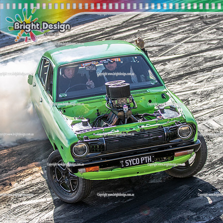 SMDC 9 2024 Street Machine Drag Challenge 9 BDMP7785-2 SYCOPTH RODS OUT BURNOUT