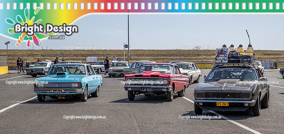 SMDC 9 2024 Street Machine Drag Challenge 9 BDMP0360 440VG AARON JAMES JK427 JOHN KERR RS067 JASON DAVIDSON