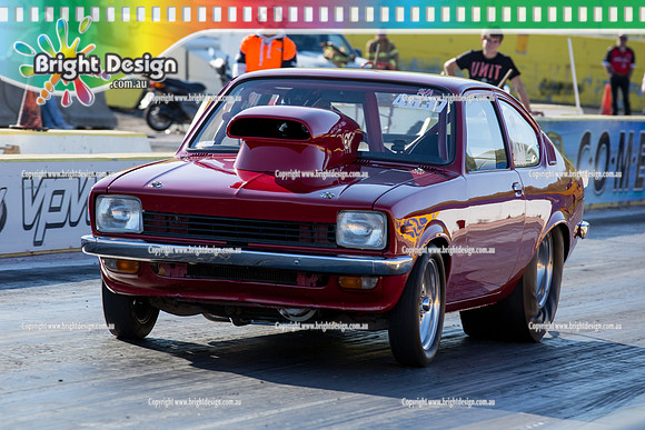 ANDRA Street Outlaws Drag Racing Quals Rnd 5 @ Calder Park 24 September 2014 (25210)  RED GEMINI SSA 4637