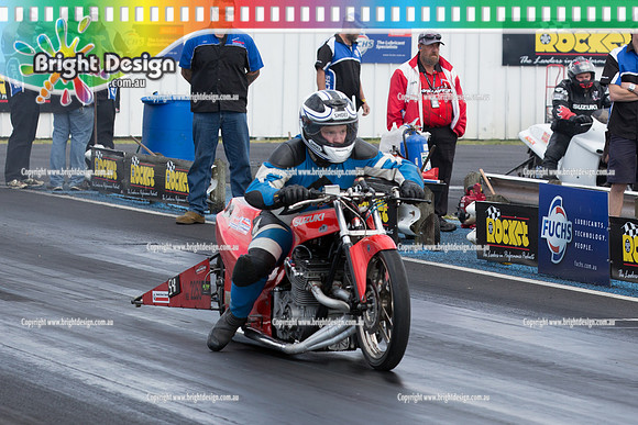 Summit Sportsman Series Rnd 1 Drag Racing 17 Jan 2015 @ Portland  (10137)  BIKE