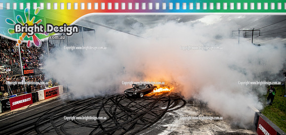 AA Summernats 34 Thursday 6 Jan 2022  BDMP1594-2  DRAGON BURNOUT FIRE