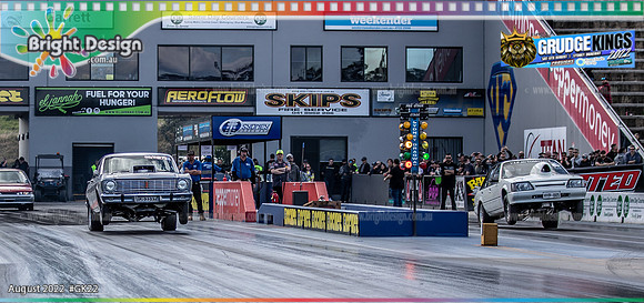GK22 Grudge Kings @ Sydney Dragway Saturday 6 Aug 2022 (41511)  JG33XT  JARROD WOOD 6716  HYP005 950  NICK ZAMAGIAS