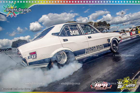 Buznats @ Heathcote Sat 5 November 2022 ((54413)  3476 ANDREW DYSON BROS RACING