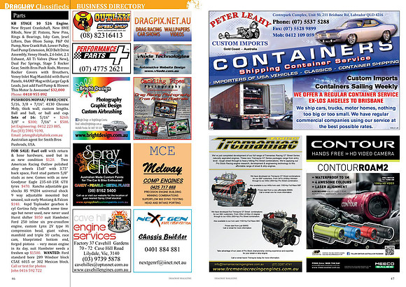 Dragway Magazine Issue #7 - BD Advert