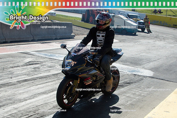 ANDRA Street Outlaws Drag Racing Quals Rnd 5 @ Calder Park 24 September 2014 (24465)  BIKE